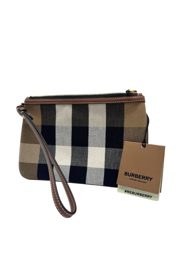 BURBERRY - POCHETTE PEYTON HOUSE CHECK - Image 12